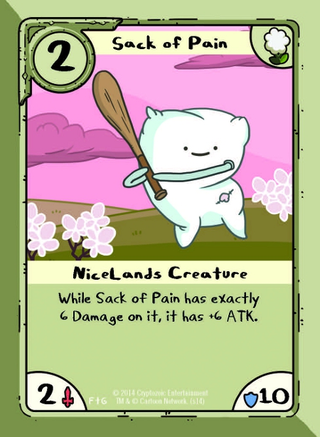 Illustration for article titled Sack of Pain and other new Adventure Time cards